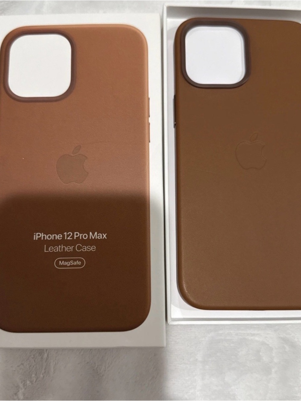 Apple iPhone 12 Pro Max Leather Case - Saddle Brown